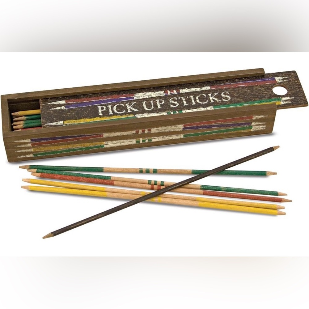 Melissa and Doug pick up sticks